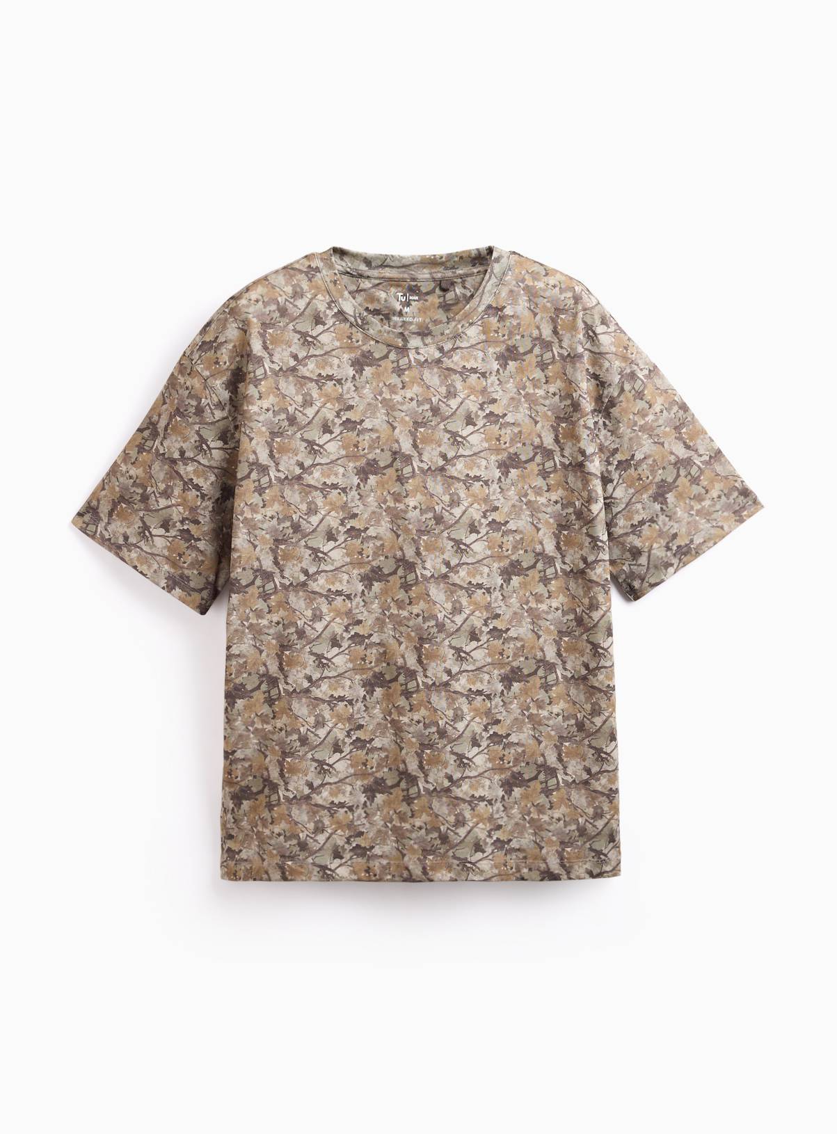 Camo Print Relaxed T Shirt XXXXL - Image 3